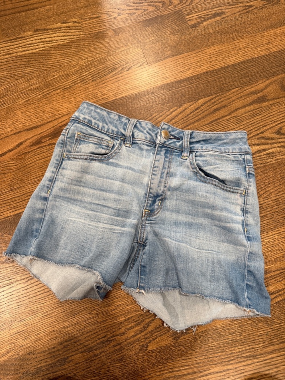 American Eagle Outfitters Light Blue Denim Jean Shorts